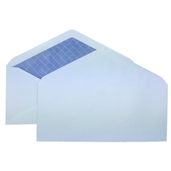 300 Shippingmailers 4 1/8 X 9 1/2 White Security #10 Envelopes /w Gummed Closure