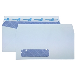 300 Shippingmailers 4 1/8 X 9 1/2 White Security Window #10 Envelopes /w Self Adhesive Flap