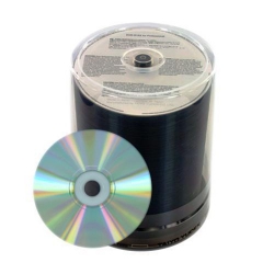 100 Jvc Taiyo Yuden 16x Dvd+r 4.7gb Silver Thermal Lacquer