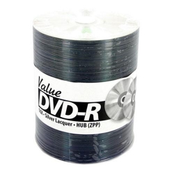 100 Jvc Taiyo Yuden Value Line16x Dvd-r Silver Thermal Lacquer