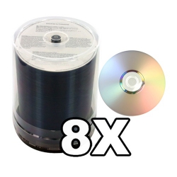 600 Cmc Pro Taiyo Yuden 8x Dvd-r 4.7gb Silver Inkjet Printable