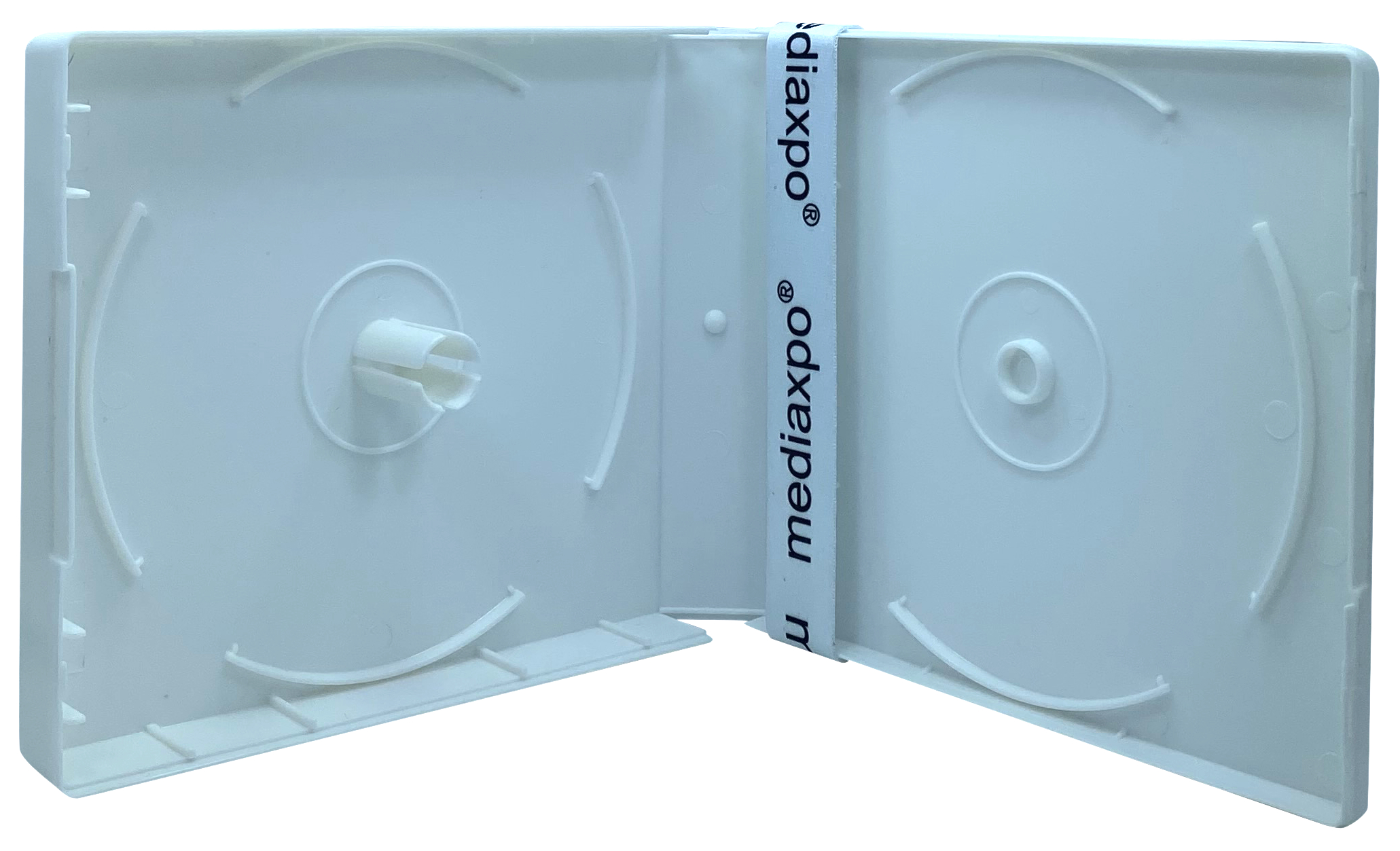 400 White Color CD/DVD Box up to 16 Discs