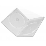 25 STANDARD Solid White Color Double DVD Cases